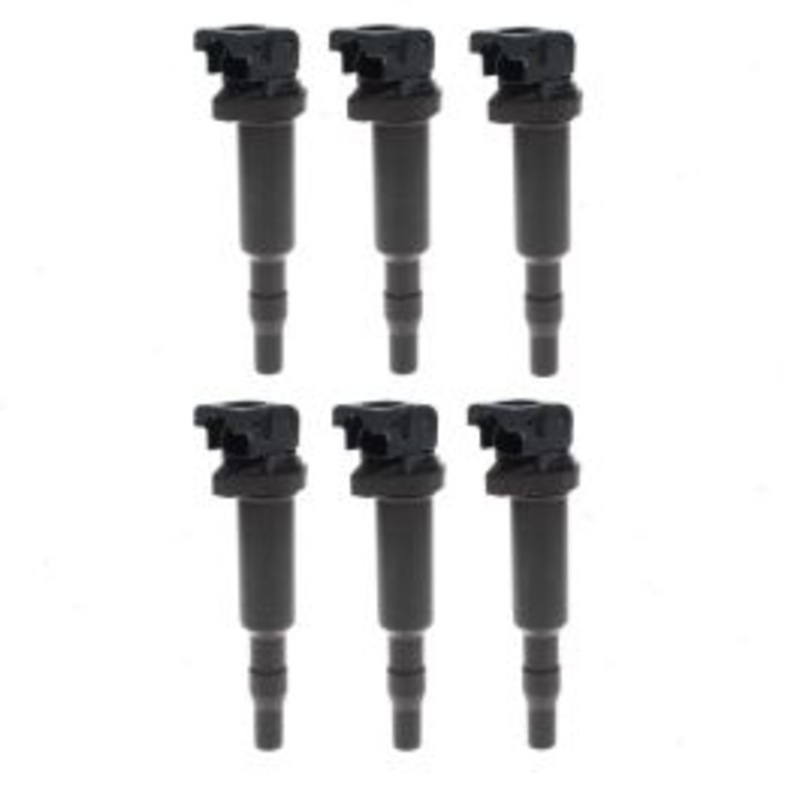 6 pc Hitachi Ignition Coils for 2002-2005 BMW 325xi 2.5L L6