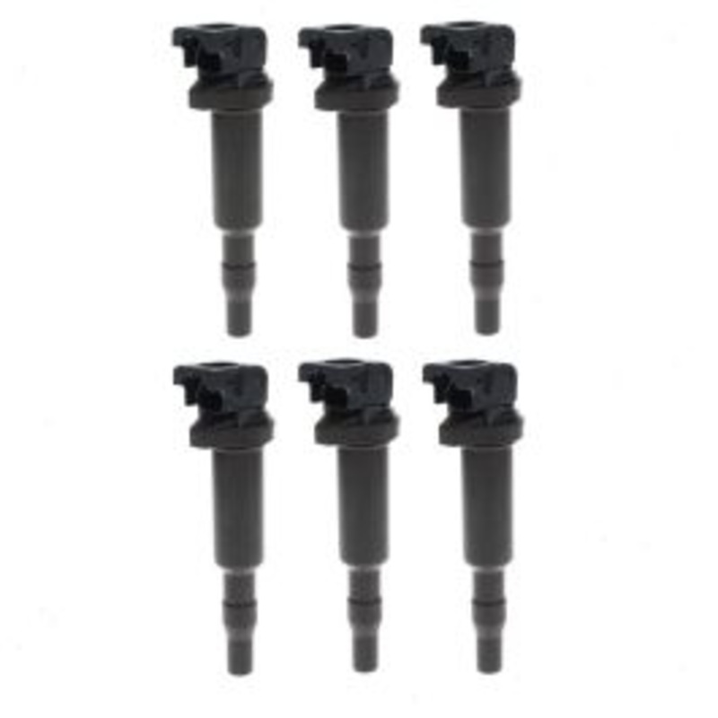 6 pc Hitachi Ignition Coils for 2003-2008 BMW Z4 2.5L 3.0L 3.2L L6