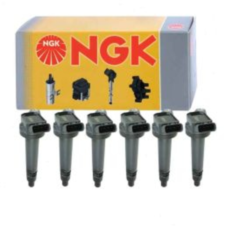 6 pc NGK Ignition Coils for 2010-2014 Toyota FJ Cruiser 4.0L V6
