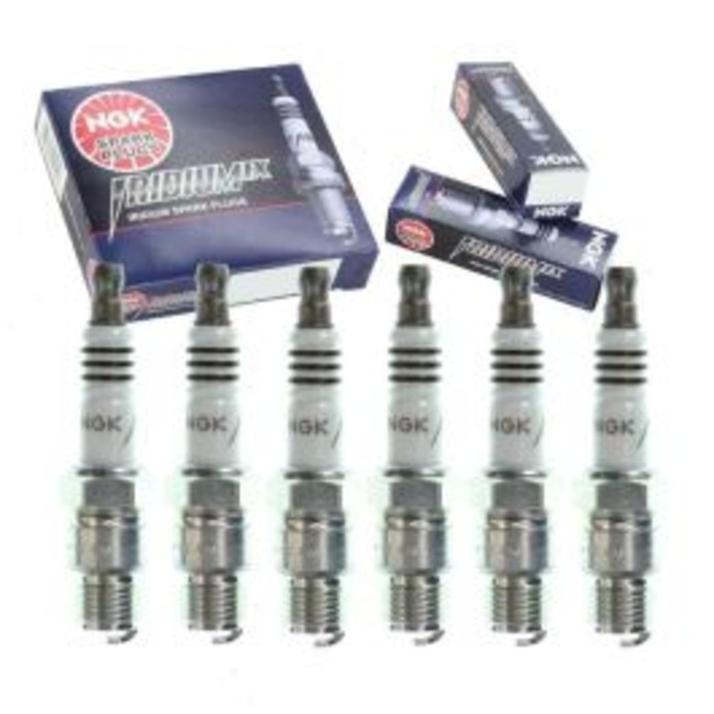 6 pc NGK Iridium IX Spark Plugs for 1975-1978 GMC P15 4.8L L6