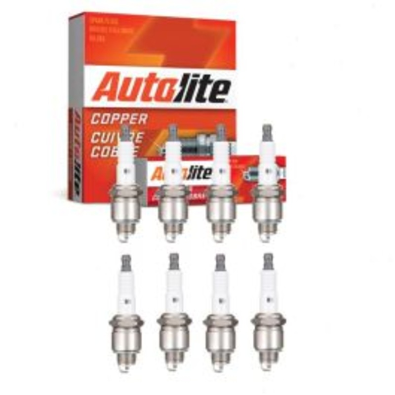 8 pc Autolite Copper Core Spark Plugs for 1966-1972 Fargo D100 Pickup 5.2L 6.3L 6.6L V8