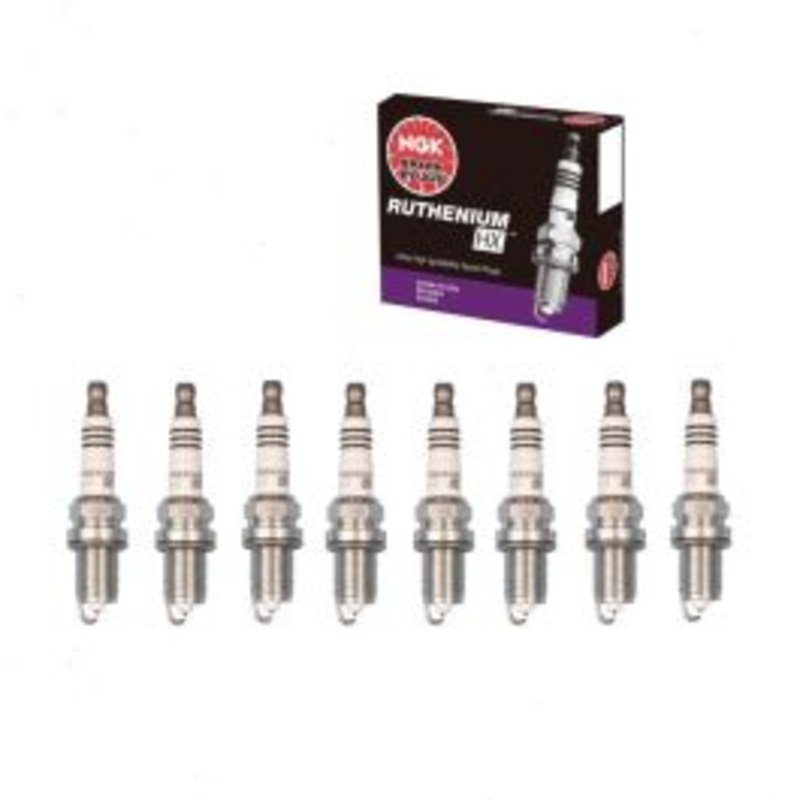 8 pc NGK Ruthenium HX Spark Plugs for 1997 BMW 740iL 4.4L V8