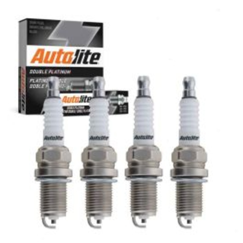 4 pc Autolite Double Platinum Spark Plug for 2011-2014 Mazda 2