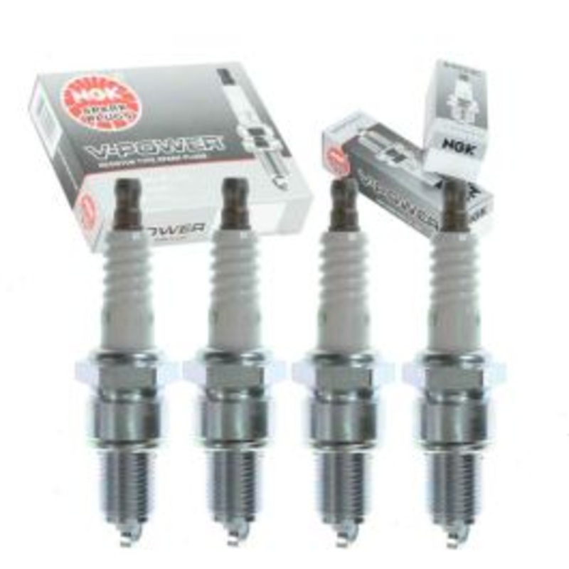 4 pc NGK V-Power Spark Plugs for 1979-1980 Plymouth Arrow 2.6L L4