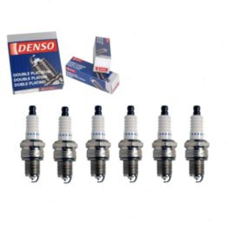 6 pc DENSO Double Platinum Spark Plugs for 1971-1974 BMW 3.0CS 3.0L L6