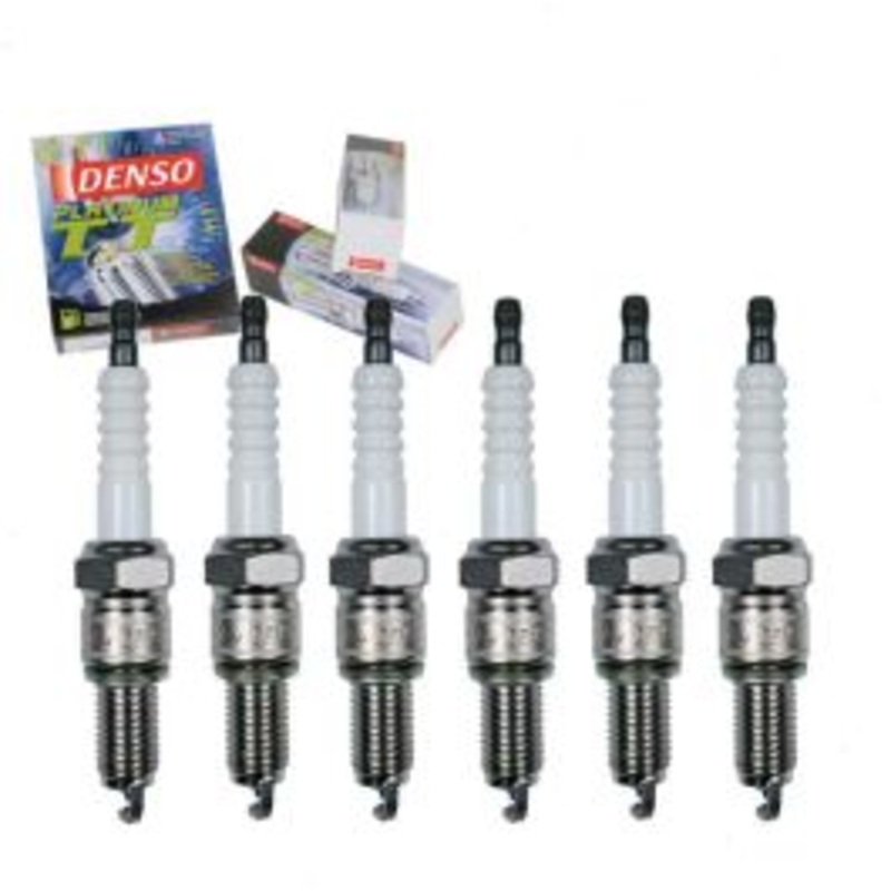 6 pc DENSO Platinum TT Spark Plugs for 1974-1977 Jeep J10 4.2L L6
