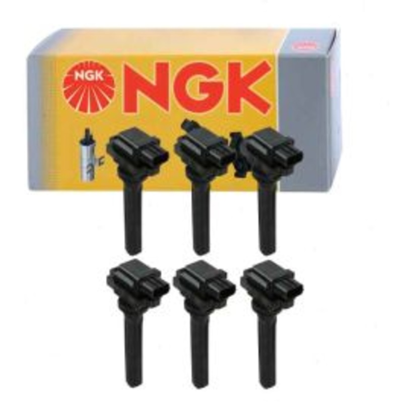6 pc NGK Ignition Coils for 2004 Suzuki Vitara 2.5L V6