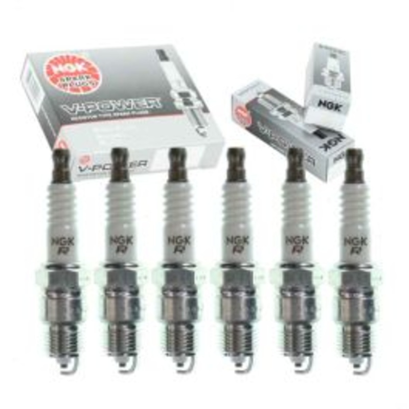 6 pc NGK V-Power Spark Plugs for 1978 GMC C35 4.1L L6