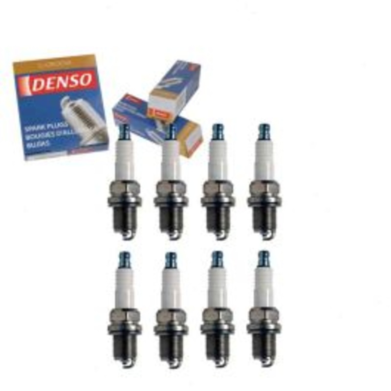 8 pc DENSO Standard U-Groove Spark Plugs for 1998 Mercedes-Benz CL500 5.0L V8