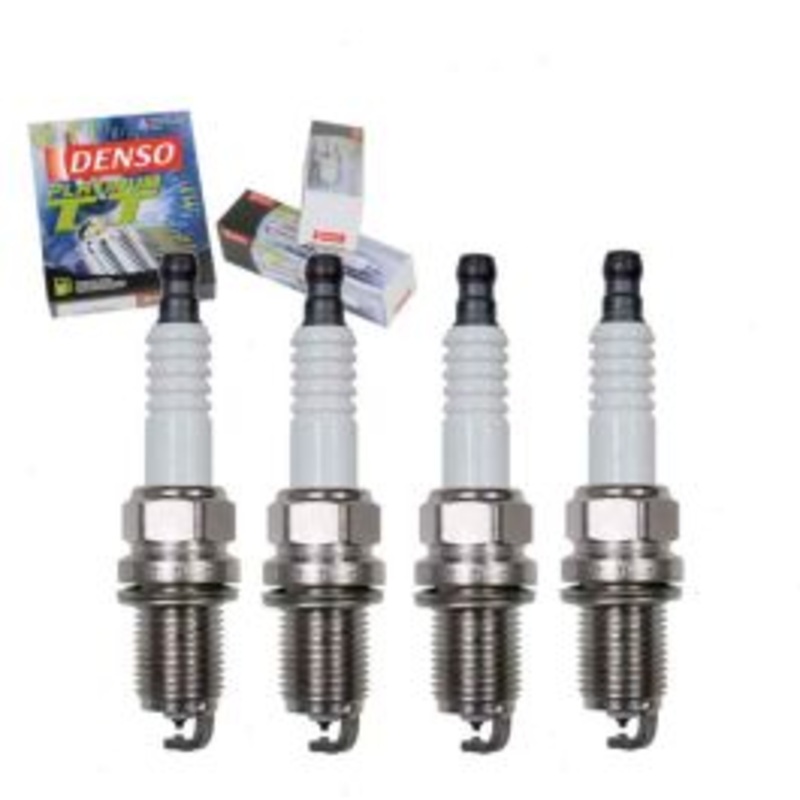 4 pc DENSO Platinum TT Spark Plugs for 1989 Isuzu I-Mark 1.6L L4