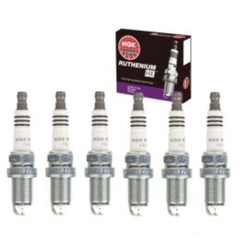 6 pc NGK Ruthenium HX Spark Plugs for 2007-2009 Kia Amanti 3.8L V6