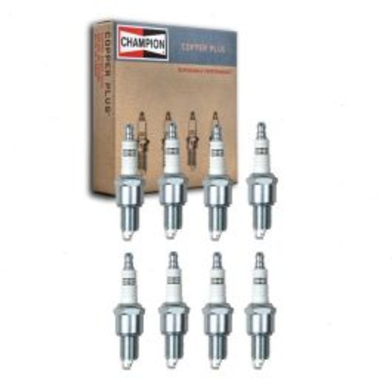 8 pc Champion Copper Plus Spark Plugs for 1967 Plymouth VIP 5.2L V8