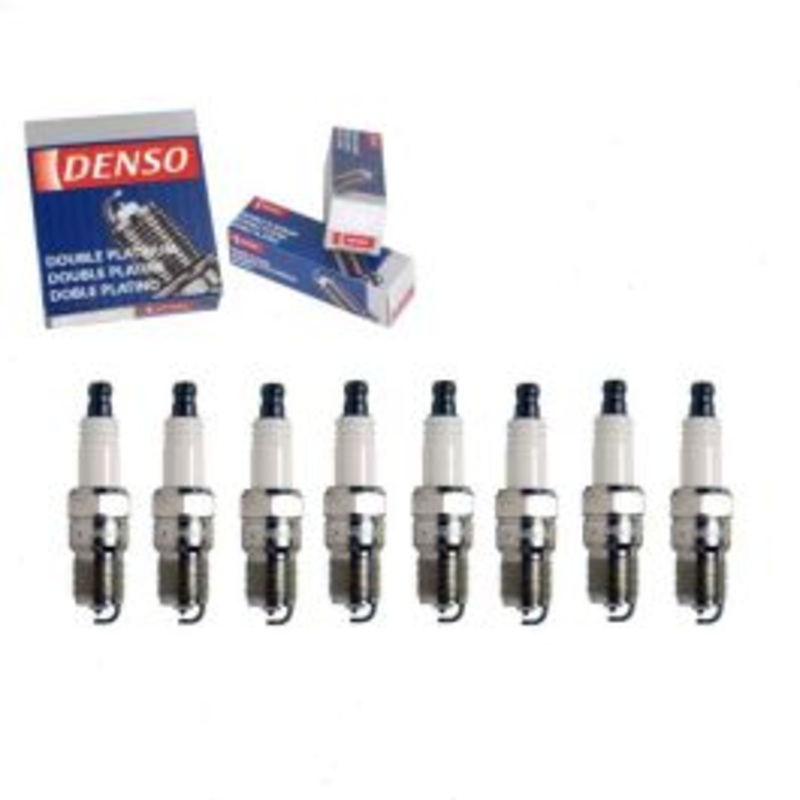 8 pc DENSO Double Platinum Spark Plugs for 1996-2000 Chevrolet C3500HD 7.4L V8
