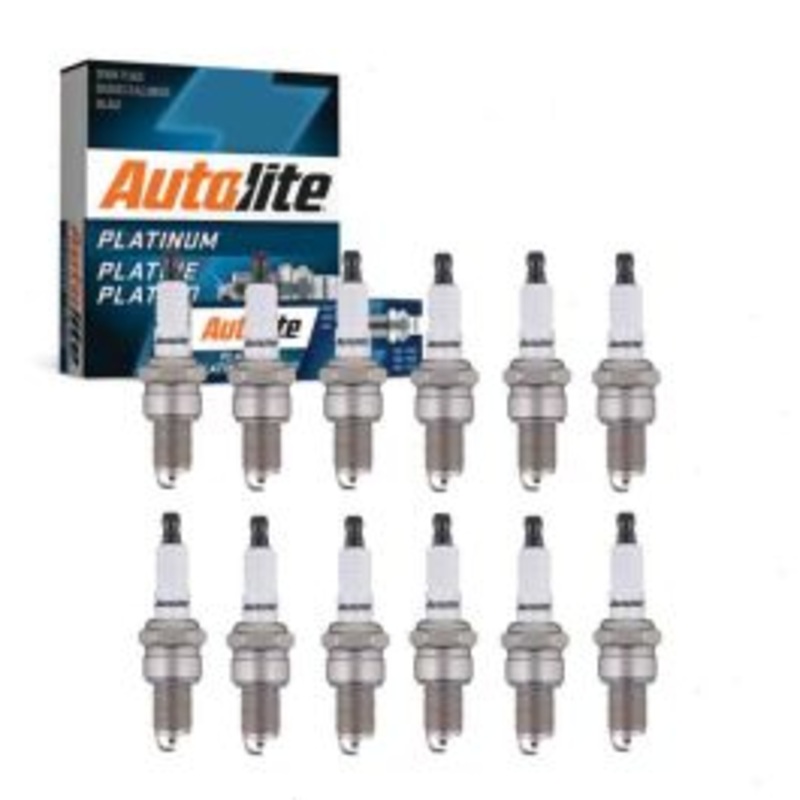 12 pc Autolite Platinum Spark Plug for 1966-1973 Lamborghini Miura 3.9L 4.0L