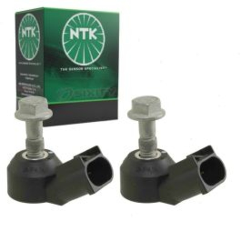 2 pc NTK Ignition Knock Detonation Sensors for 2016-2018 Chevrolet LCF 3500 6.0L V8