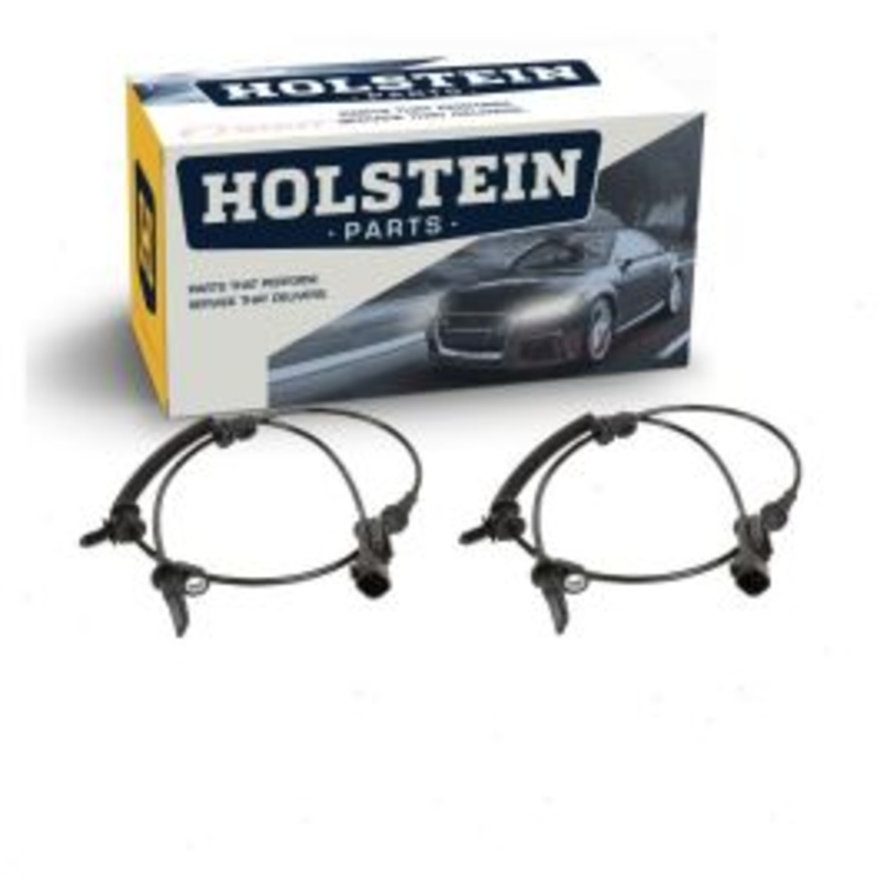 2 pc Holstein Rear Left ABS Wheel Speed Sensors for 2014-2016 Ford Flex