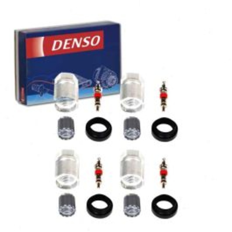 4 pc DENSO TPMS Sensor Service Kits for 2007-2012 Nissan Versa