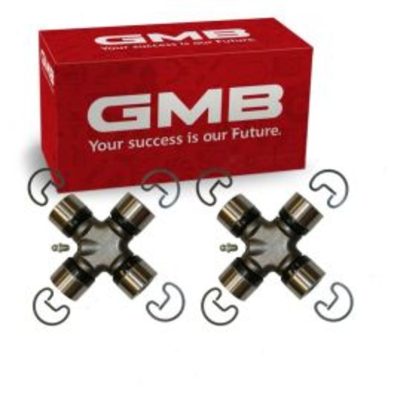 2 pc GMB Rear Shaft All Universal Joints for 2008-2019 GMC Sierra 1500