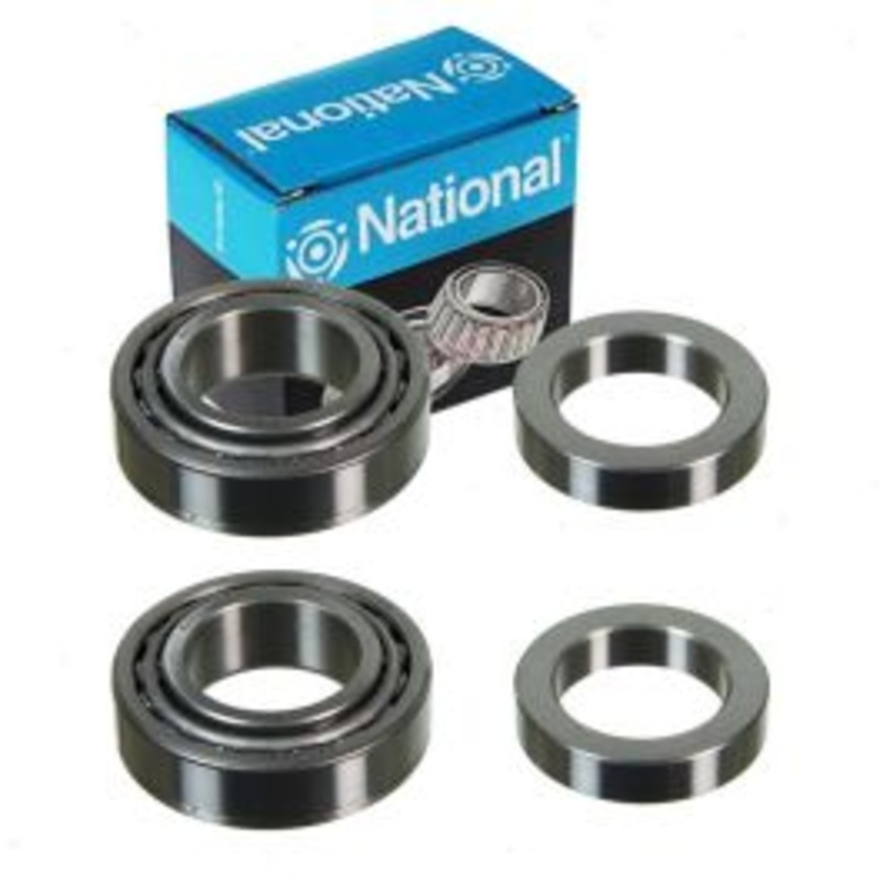 2 pc National Rear Inner Wheel Bearing and Race Sets for 1973 Jeep Commando