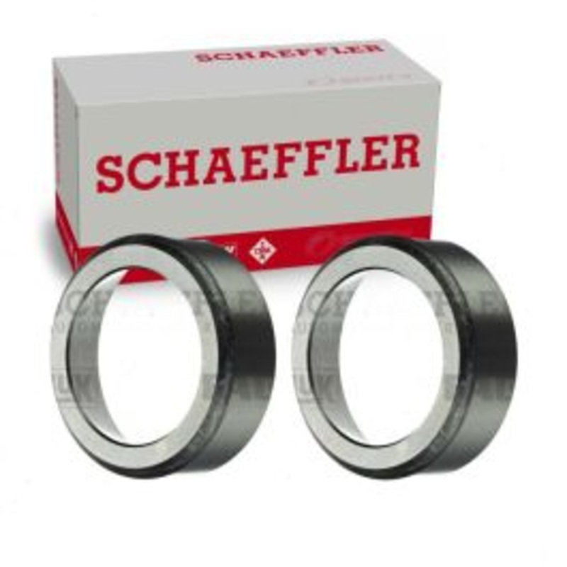 2 pc Schaeffler Front Inner Wheel Bearing Races for 1981-1983 Ford F-700
