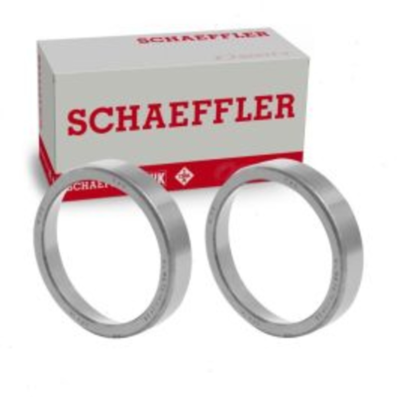 2 pc Schaeffler Front Inner Wheel Bearing Races for 1968 BMW 2000ti