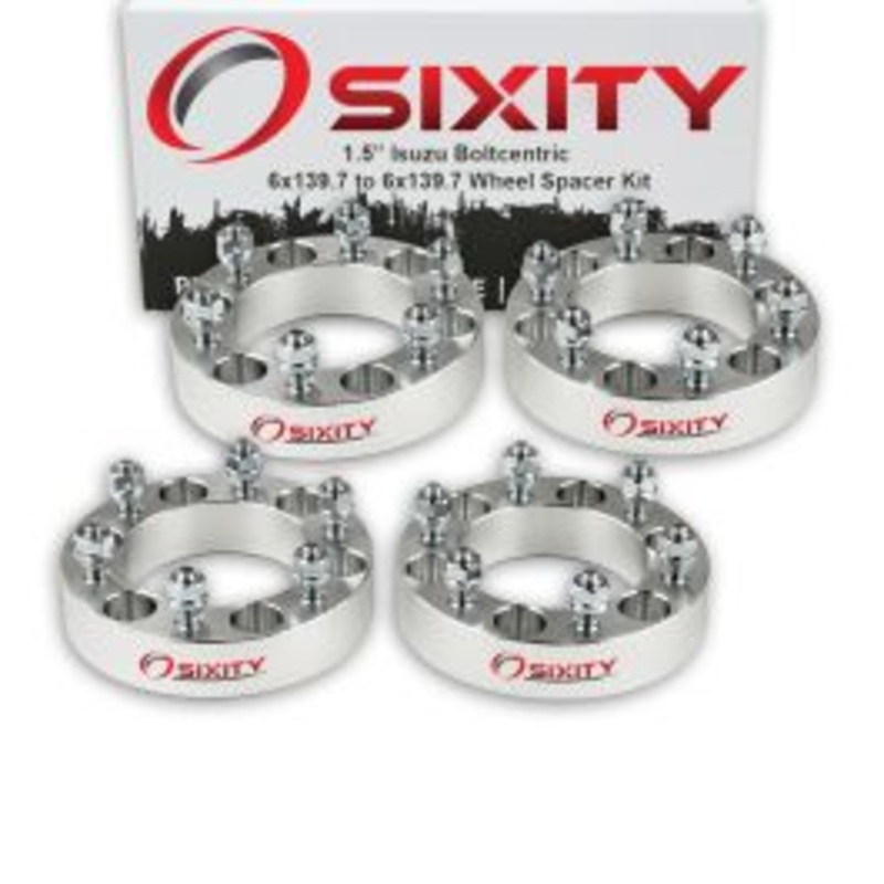 Sixity 4 pc 1.5" Thick Wheel Spacers - Isuzu Rodeo Trooper Truck - 6x139.7mm