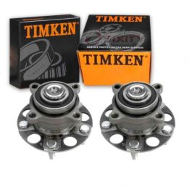 2 pc Timken Rear Wheel Bearing Hub Assemblys for 2009-2014 Acura TSX