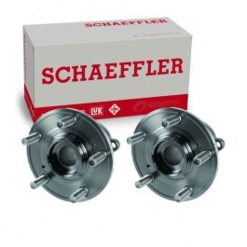 2 pc Schaeffler Front Wheel Bearing & Hub Assembly Repair Kit for 2010-2013 Acura ZDX