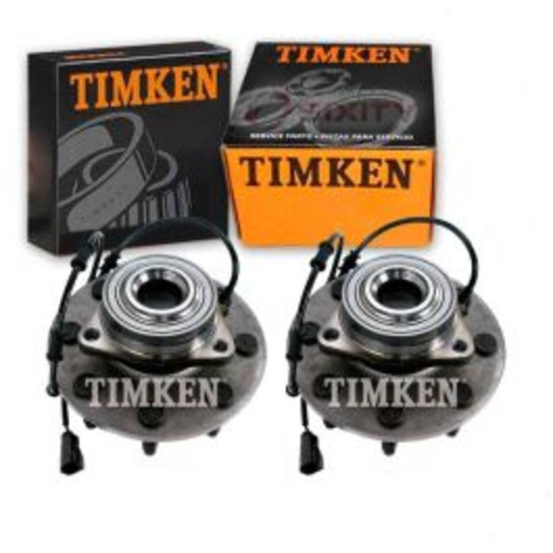 2 pc Timken Front Wheel Bearing Hub Assemblys for 2003-2005 Dodge Ram 3500