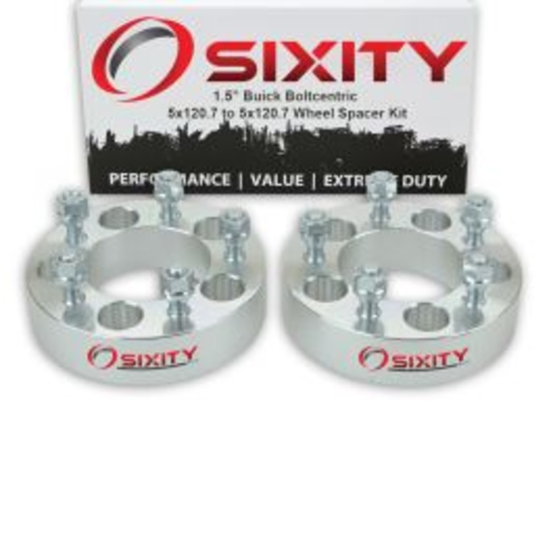 Sixity 2 pc 1.5" Thick Wheel Spacers - Buick Riveria - 5x120.7mm