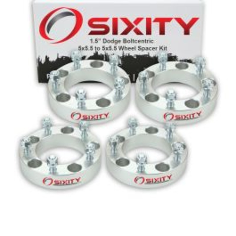 Sixity 4 pc 1.5" Thick Wheel Spacers - Dodge Ram 1500 2500 3500 - 5x5.5