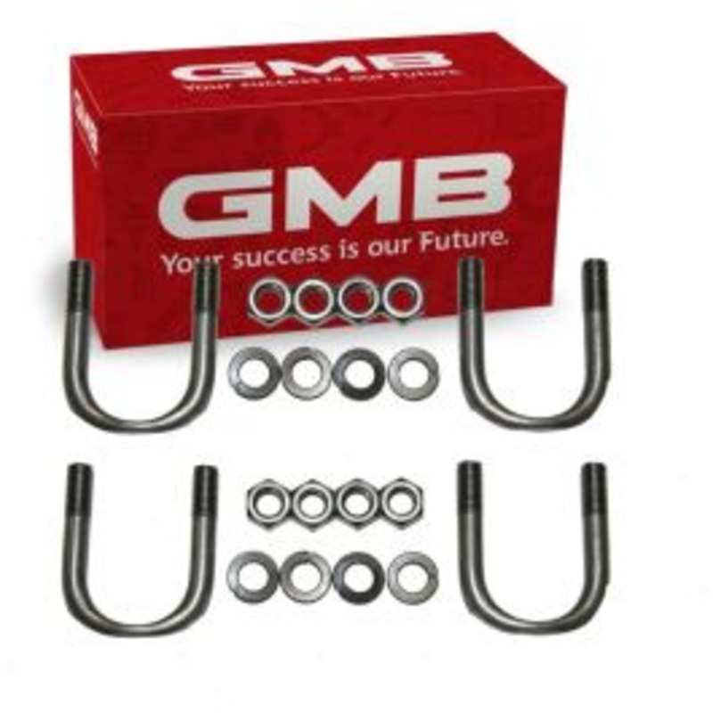 2 pc GMB Rear Shaft All Universal Joint U-Bolt Kit for 2002-2007 Jeep Liberty