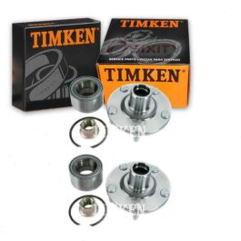 2 pc Timken Front Wheel Bearing Hub Assemblys for 2002-2004 Infiniti I35