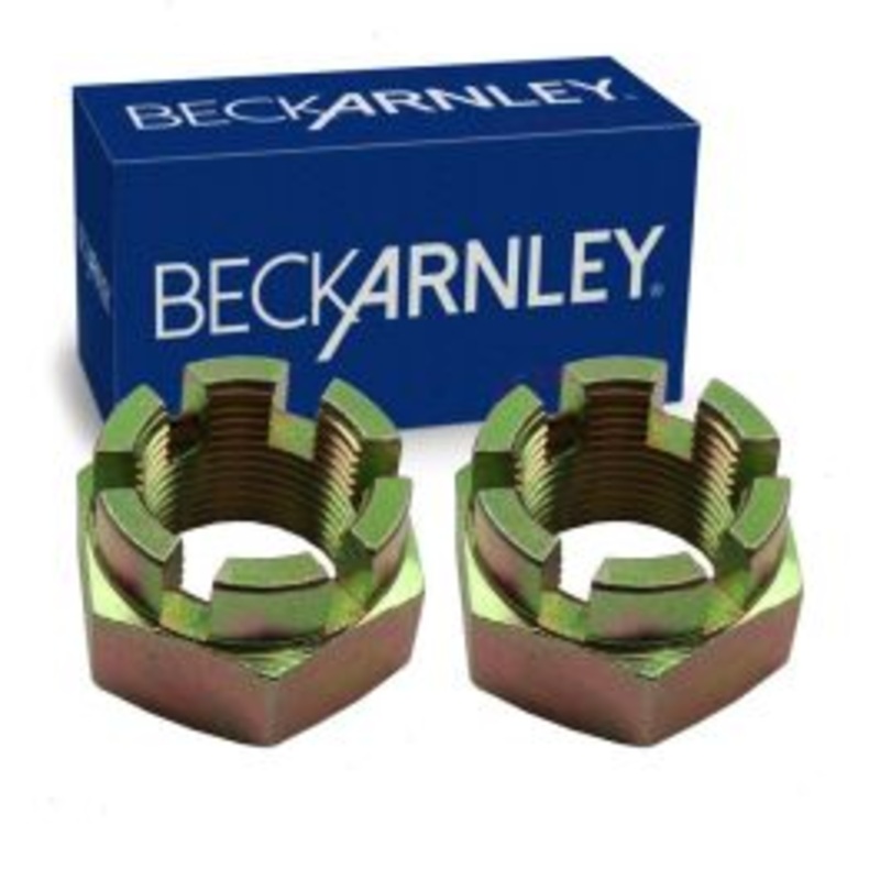 2 pc Beck/Arnley Front Axle Nuts for 2006-2007 Kia Rio
