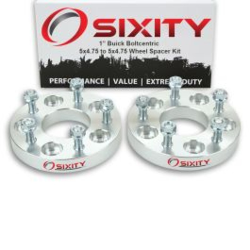 Sixity 2 pc 1" Thick Wheel Spacers - Buick Riveria - 5x4.75