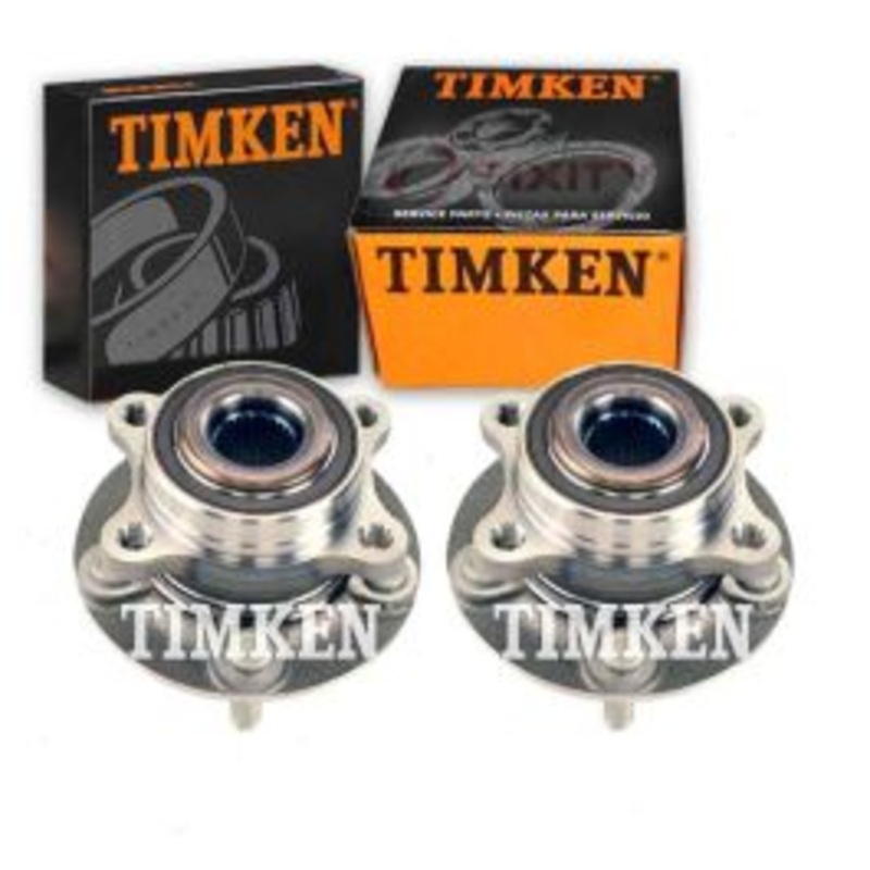 2 pc Timken Rear Wheel Bearing Hub Assemblys for 2013-2018 Ford Fusion
