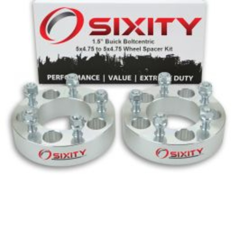 Sixity 2 pc 1.5" Thick Wheel Spacers - Buick Riveria - 5x4.75