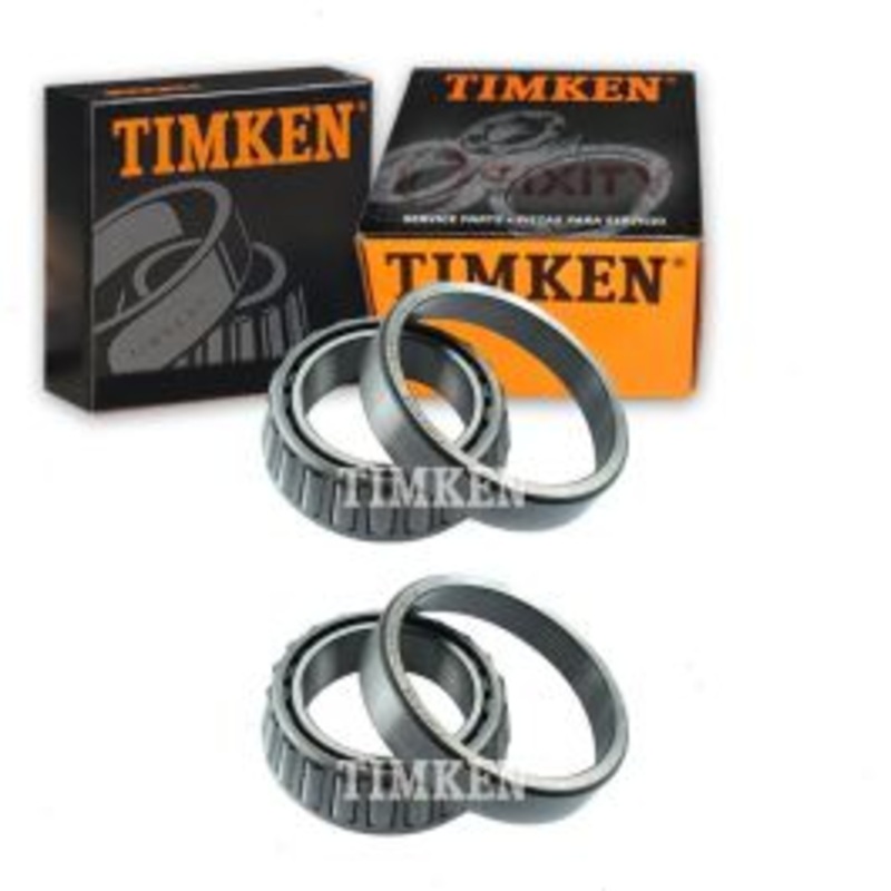 2 pc Timken Rear Outer Wheel Bearing and Race Sets for 1977-2002 Ford E-350 Econoline Club Wagon