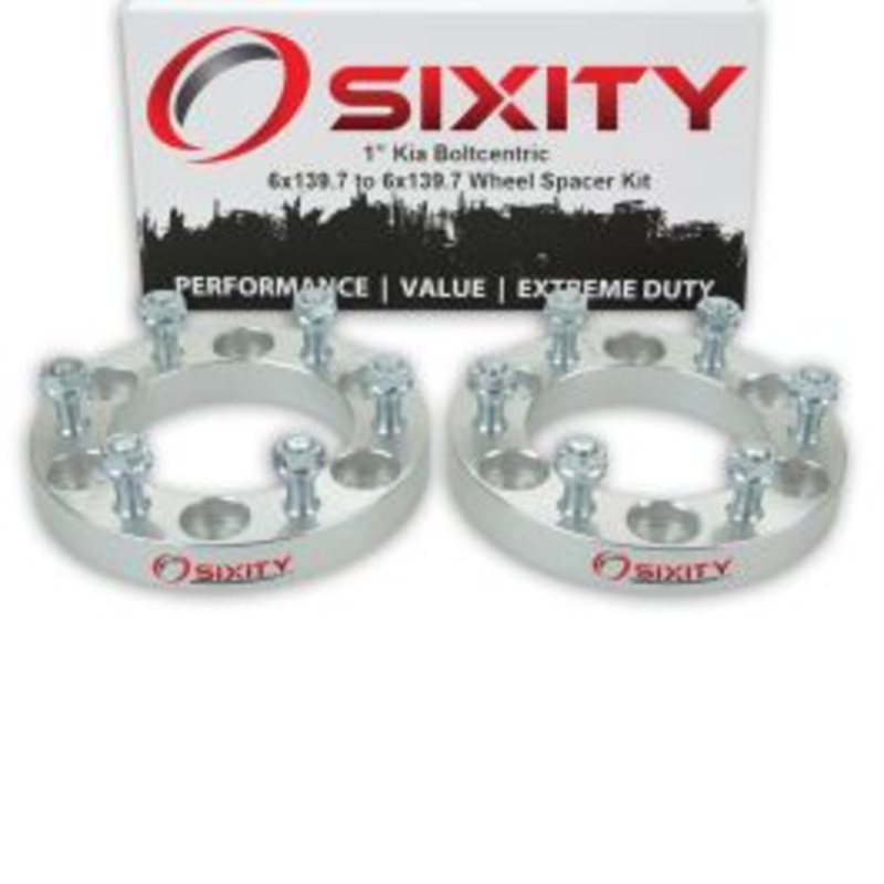 Sixity 2 pc 1" Thick Wheel Spacers - Kia Sedona - 6x139.7mm