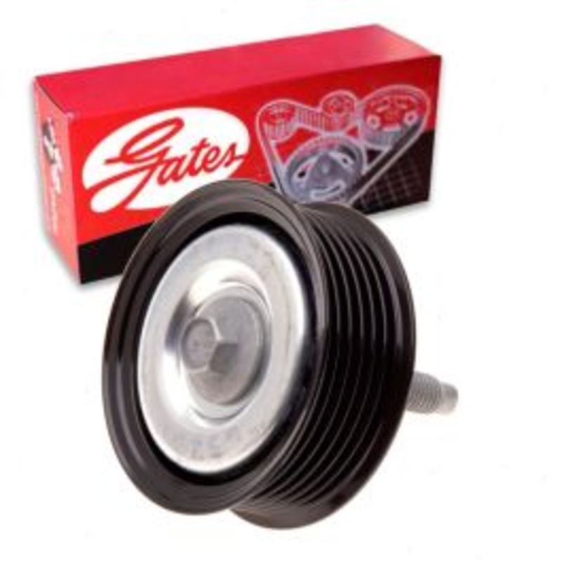 Gates DriveAlign Grooved Pulley Drive Belt Idler Pulley for 2005-2011 Ford Focus 2.0L L4