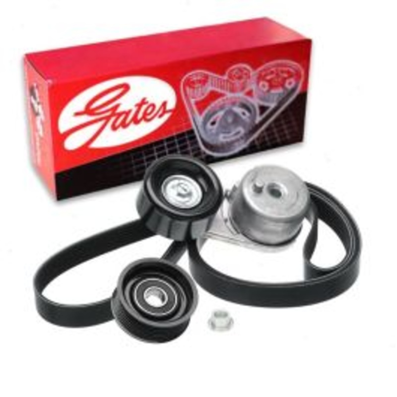 Gates Complete Serpentine Belt Drive Component Kit for 2012-2018 Nissan NV3500 4.0L V6