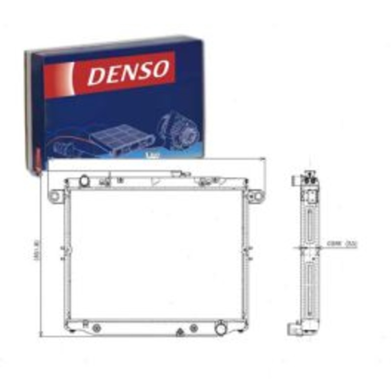 DENSO Radiator for 1998-2007 Toyota Land Cruiser 4.7L V8