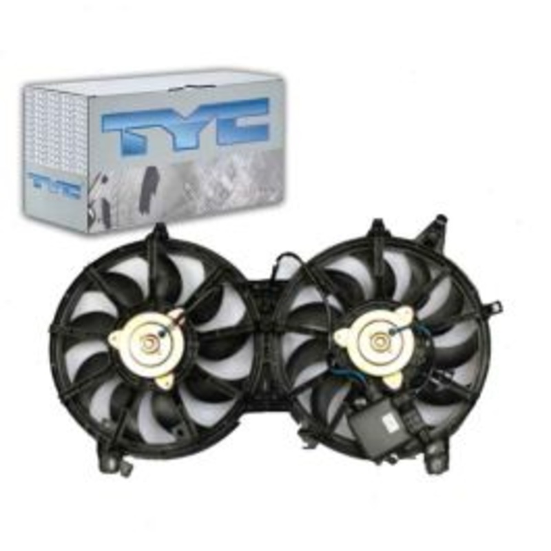 TYC Dual Radiator & Condenser Fan Assembly for 2009-2016 Nissan 370Z