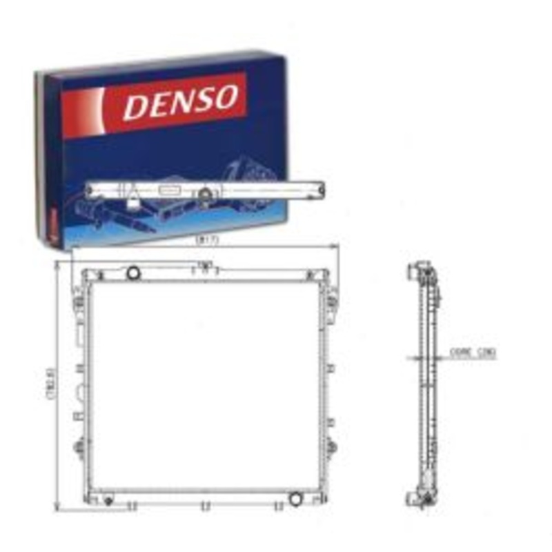 DENSO Radiator for 2008-2014 Toyota Sequoia 4.6L 5.7L V8