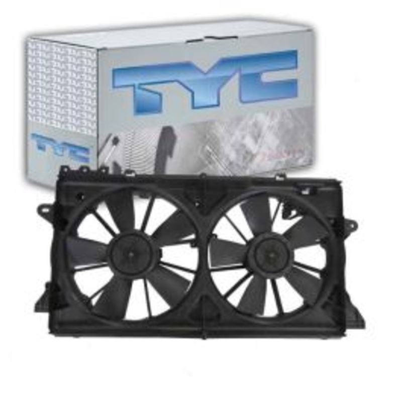 TYC 623620 Dual Radiator & Condenser Fan Assembly