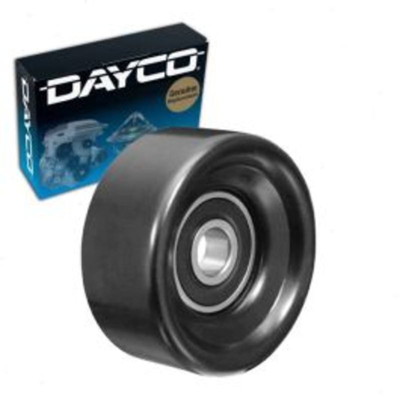 Dayco Smooth Pulley Drive Belt Idler Pulley for 2005-2018 Ford F-350 Super Duty 6.0L 6.7L V8