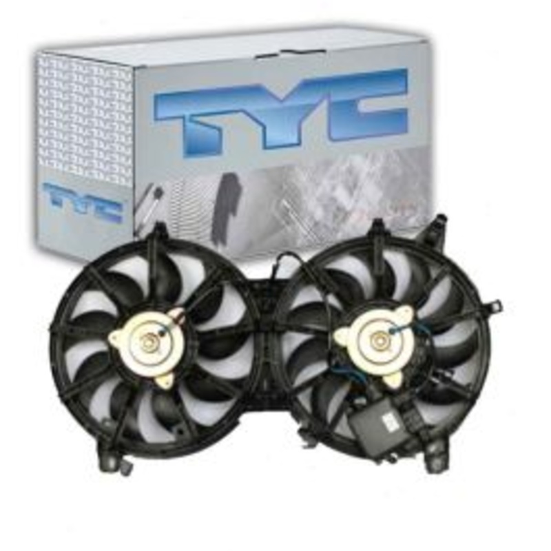 TYC Dual Radiator & Condenser Fan Assembly for 2009-2019 Nissan 370Z