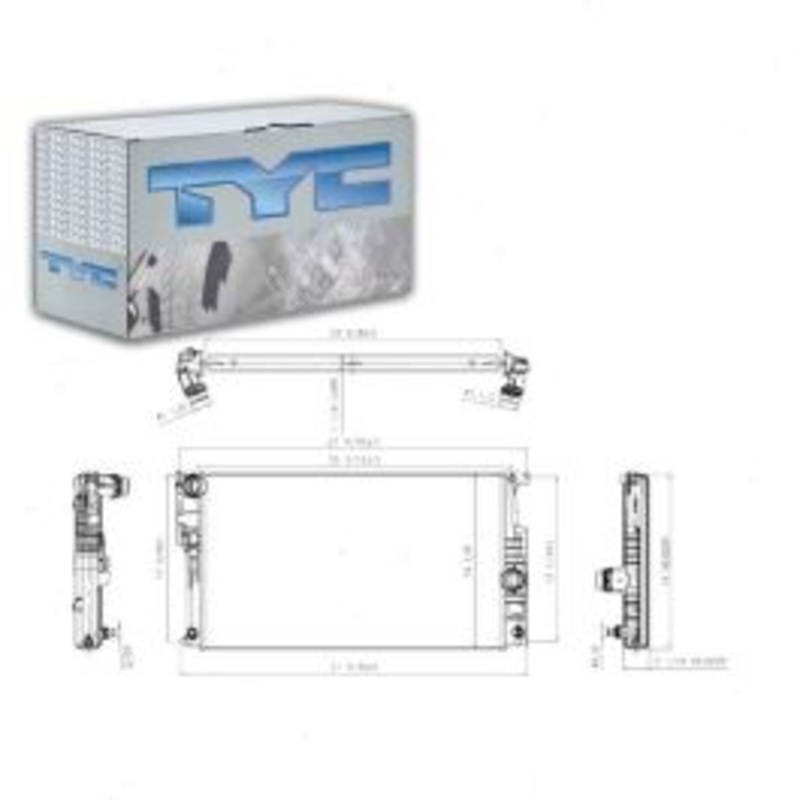 TYC Radiator for 2012-2015 BMW 328i xDrive 2.0L 3.0L L4 L6
