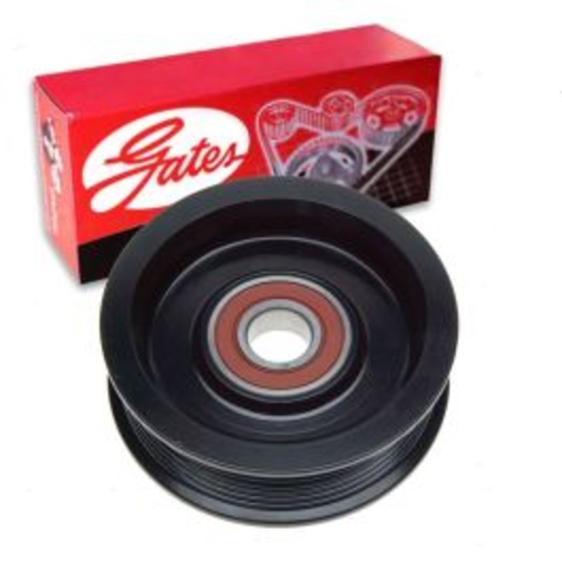 Gates DriveAlign Grooved Pulley Drive Belt Idler Pulley for 2006-2016 GMC Savana 3500 6.6L V8