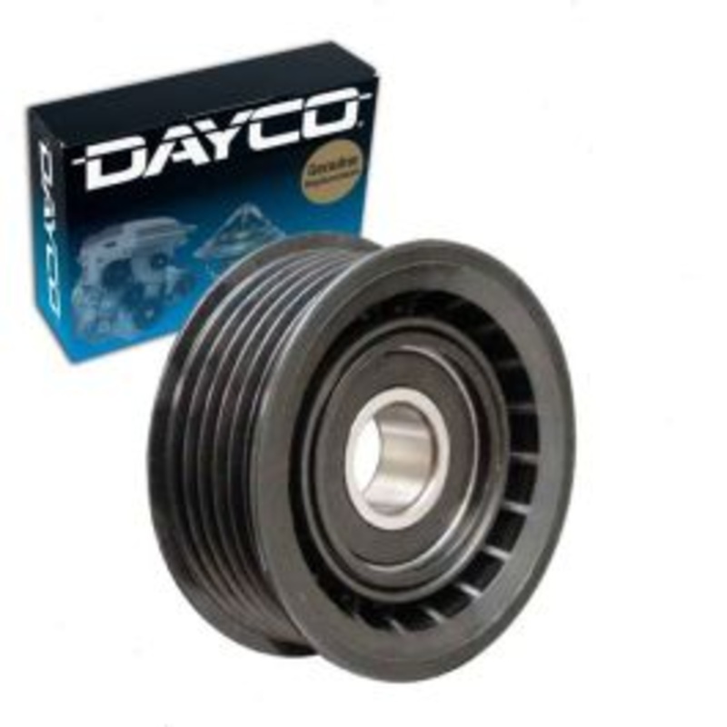 Dayco Grooved Pulley Drive Belt Idler Pulley for 2007 Mercedes-Benz S550 5.5L V8